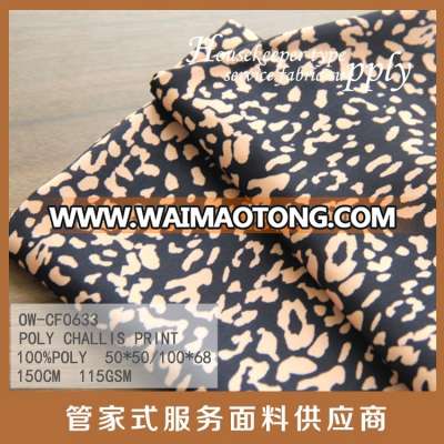 Rayon challis solid fabric(viscose fabric) rayon fabric